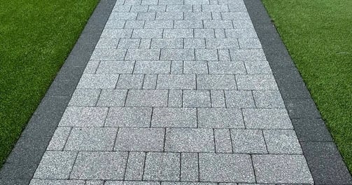 power washing Fife brick patio path