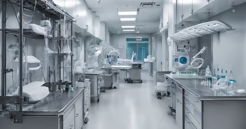 empty hospital bed