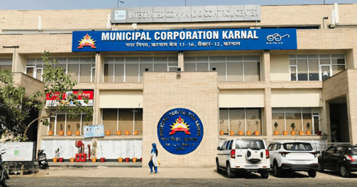 An image showing building front of MUNICIPAL CORPORATION KARNAL