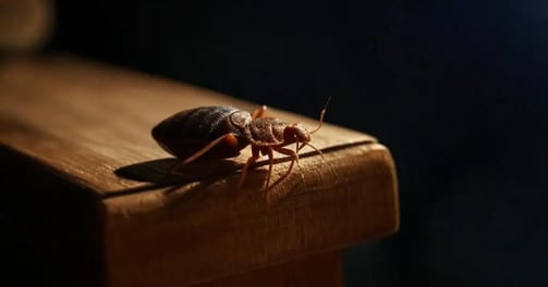 punaise de lit dans la chambre la nuit