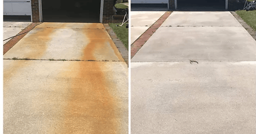 commercial rust removal services oilstain removal services psi power washing
