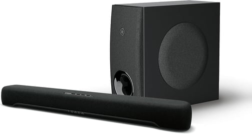 Yamaha Audio SR-C30A Compact Sound Bar with Wireless Subwoofer and Bluetooth, Black 