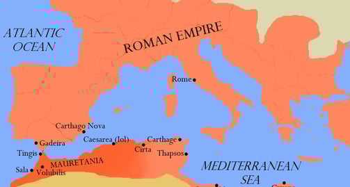 a map of the roman empire