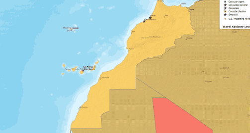 map of morocco in 2025