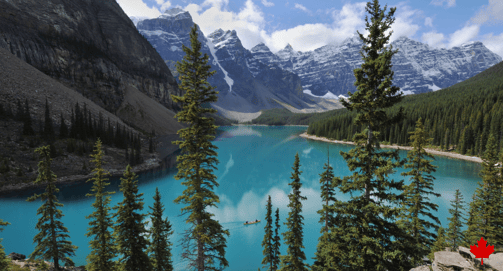 a mountain lake in Banff National Park, Canada