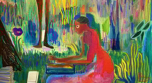 détail tableau Berg berger julien