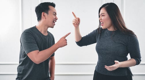 couple qui se dispute