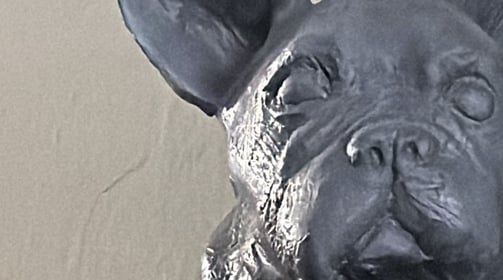 Ettorino, scultura in resina