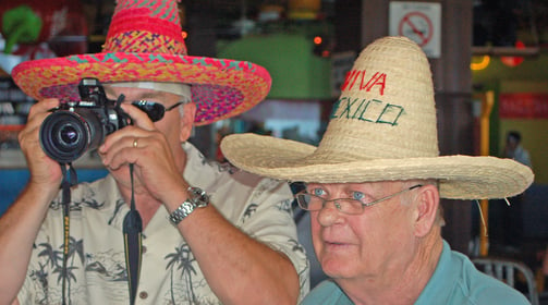 William and Ronnie at Senor Frogs