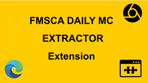 FMSCA Daily MC Extractor Extension