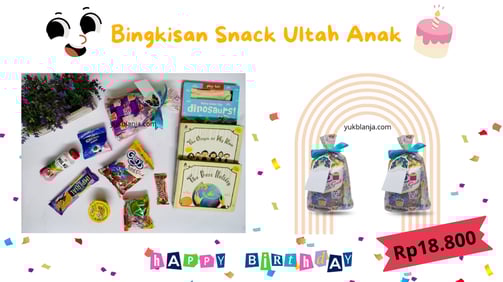 bingkisan snack ultah unik