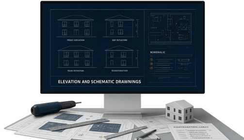 Project integration drawings showing window and door coordination, Auckland construction documents