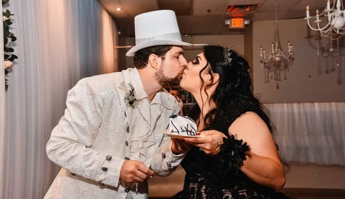 Steven and Ruby at their wedding