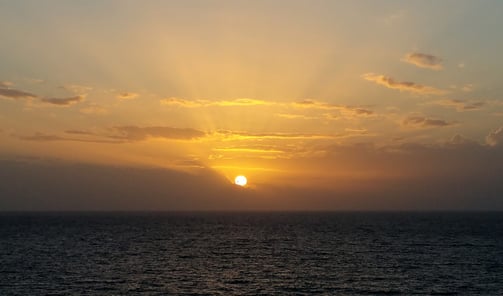 Sunrise on Adventure of The Seas