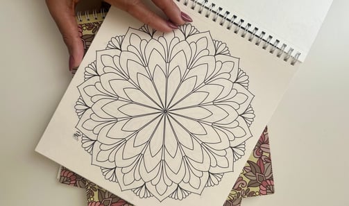 Mandala book page preview
