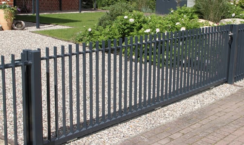 Aluminum fence installation Parrish Florida E&H Straightline 