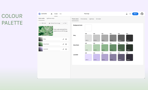 Sunny Patch - Colour Palette