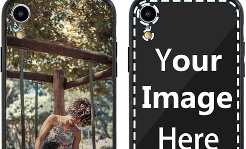 Photo on a phone case (Mother and a kid)