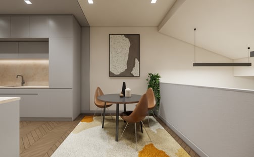 Chic Oxford St Airbnb: urban retreat with sleek shared baths, open kitchen, and soundproofed design