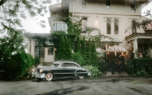 Serene moments are just one of the virtues of a vintage getaway car.