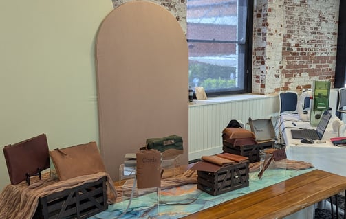 Onsite Gifting Station and Leather Gifting Suite