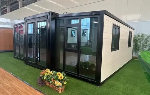 Glass Front Expandable Container House