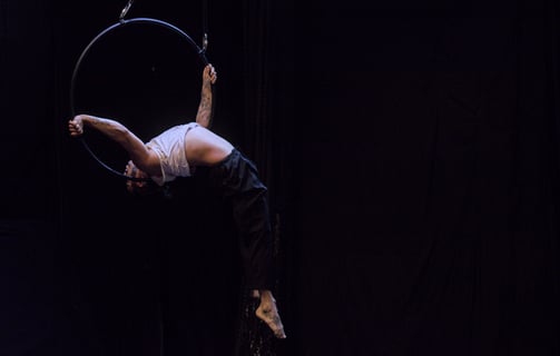 Ronan Garcia no Aerial Celebration Experience