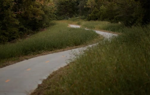 Photo of the trail taken by the Columbia Missourian