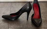 high-heeled shoes