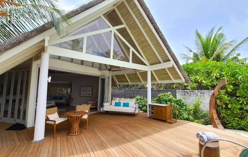 Milaidhoo Maldives beach villa terrace
