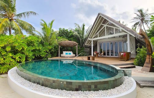 Milaidhoo Maldives beach villa pool