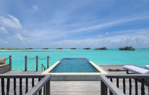 Gili Lankanfushi overwater villa pool 2