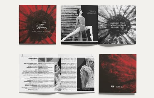 Diseño editorial. Catálogo Campaña del 17 Festival de Teatro de La Habana.