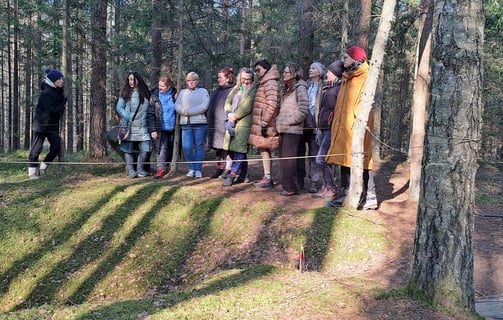women in the forest