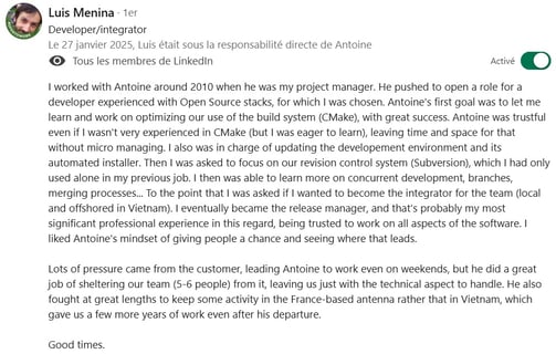 Open Source Technologies Expert I hired to get the Build/Release Process more reliable and agile