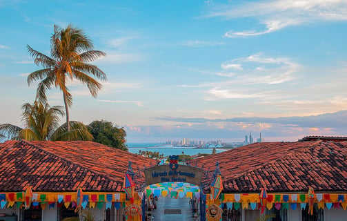 Mirante do mercado de artesanato em Olinda