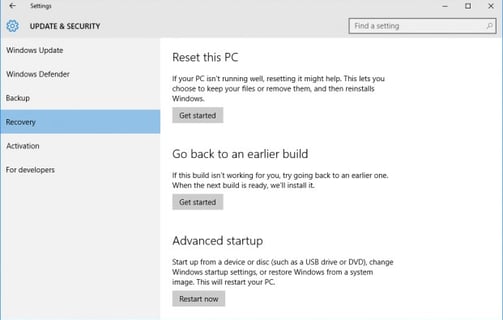 the windows 10 start screen of the windows 10 start screen