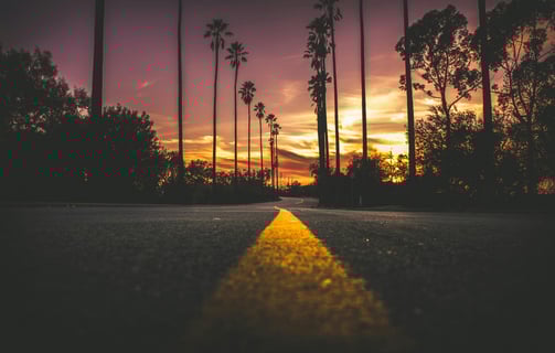 los angeles at night