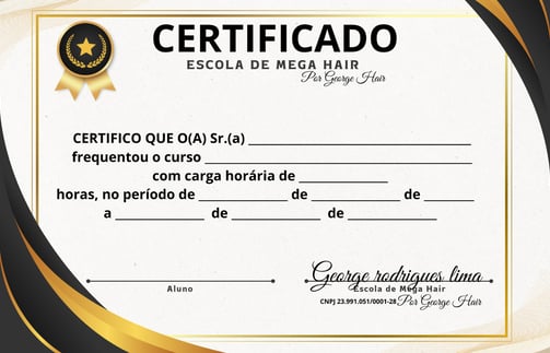 Curso mega hair ponto americano certificado