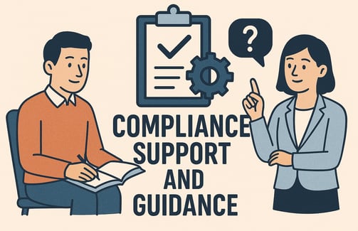 Compliance support and guidance