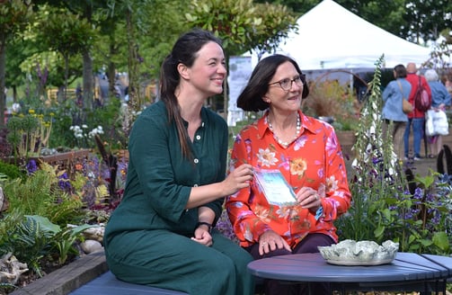 Frances Tophill and Carleen Osborne at Gardners' World live