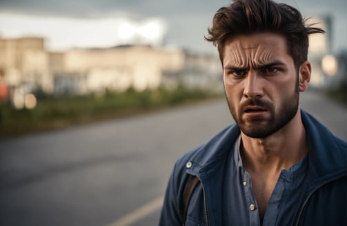 Homme fâché illustrant la manipulation perverse narcissique