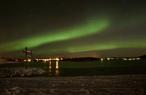 Polarlichter in Äkäslompolo