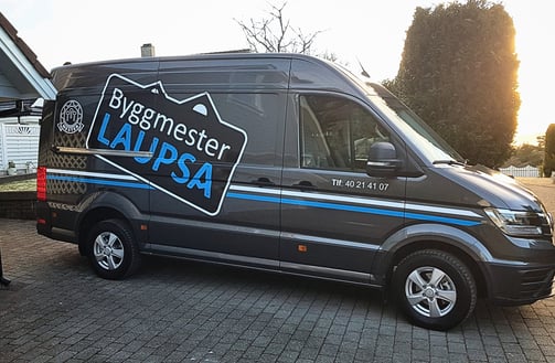 Byggmester Laupsa tømrer bil