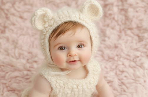 Sesión de fotos para bebes en Bariloche