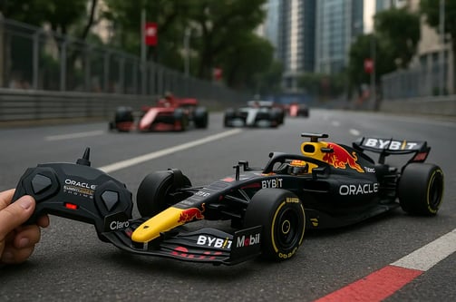 Carro a control remoto Red Bull con control remoto