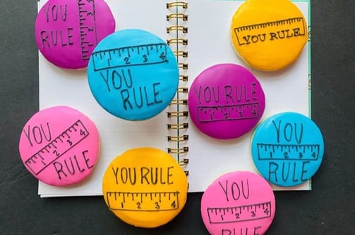 Custom gluten-free sugar cookies school teacher appreciation