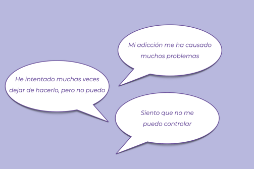 He intentado muchas veces dejar de hacerlo, pero no puedo