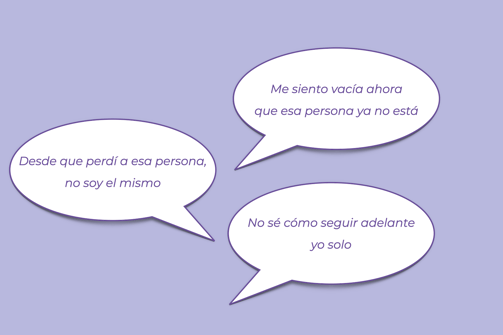 Me siento vacía ahora que esa persona ya no está