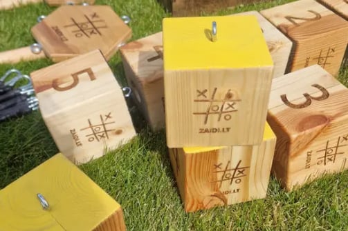 lauko žaidimų nuoma Šiauliuose, mediniai lauko zaidimai, bokstas, teambuilding